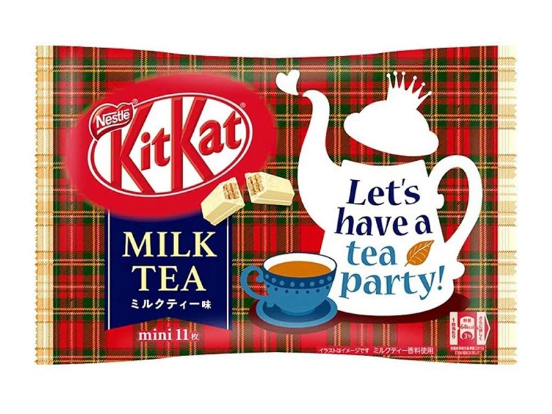 KitKat al gusto di tè al latte - Nestle' 127g. (11 pezzi)